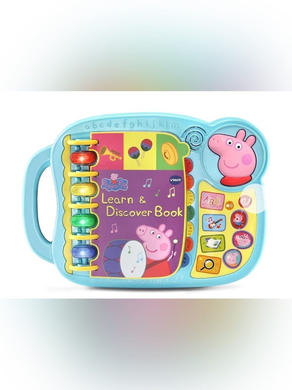 VTech Peppa Pig Learn & Discover Book - Light Blue